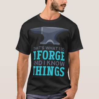 T-shirt forge forge forge cadeau artisan