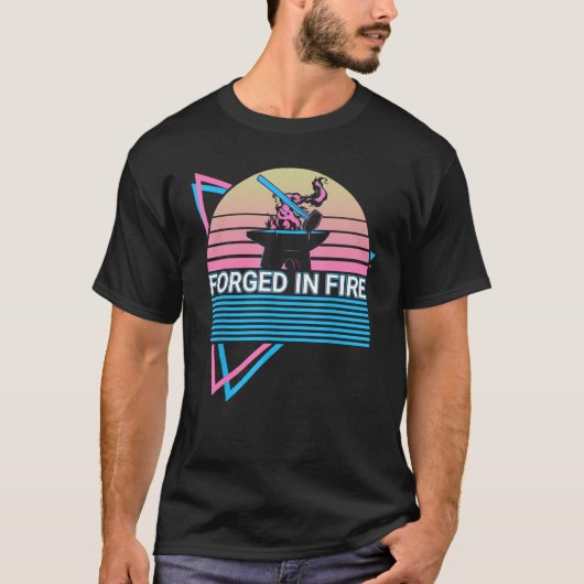 T-shirt Forge Forge Forge Forge Retro Forge (Devant)