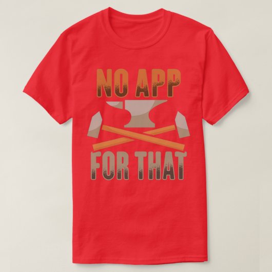 T-shirt Forgeron Anvil Design pour un métalworker T (Design devant)