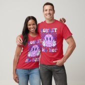 T-shirt Forget Me Not Smile Face Alzheimer Awareness Suppo (Unisexe)