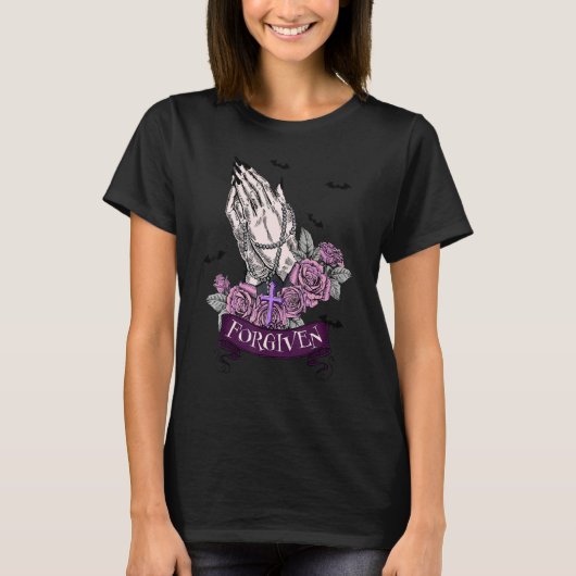 T-shirt Forgiven Christian Inspirational Halloween Costume (Devant)