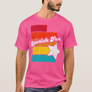 T-shirt Fork Espagnol Utah Souvenir Vintage détendu 2