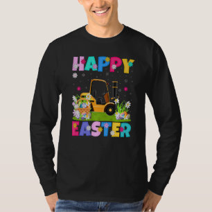 T-shirt Forklift Happy Bunny de Pâques Forklift Pâques Sun