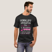 T-shirt Forklift Operator'S Warehouse Worker (Devant entier)