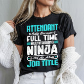 T-shirt Formateur multitâche d'agent Compétence profession
