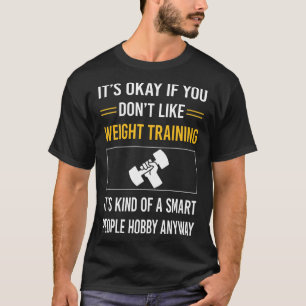 T-shirt Formation au poids des personnes intelligentes
