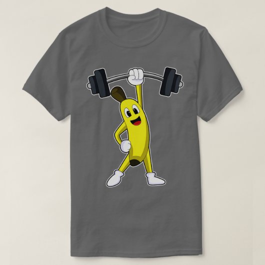 T-shirt Formation Banana at Strength avec Barbell (Design devant)
