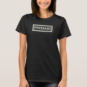 T-shirt Formation de dressage pour entraîneurs d'équitatio
