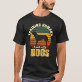 T-shirt Formation Des Humains À Parler Avec Des Chiens Ent (Devant)
