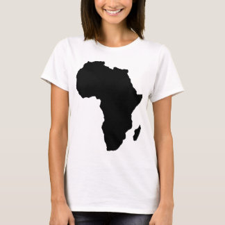 T-shirt forme africaine noire
