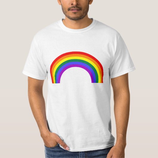 T-shirt Forme arc-en-ciel (Devant)