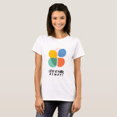 T-shirt Forme colorée Abstraite moderne (Devant entier)