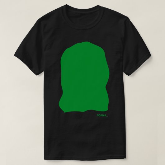 T-shirt Forme d'arc vert (Design devant)