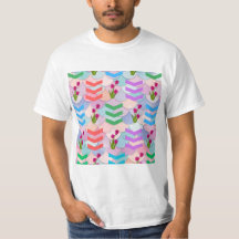 Forme de flèche avec Motif Abstrait de fleurs