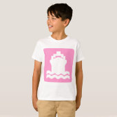 T-shirt Forme d'expédition - rose (Devant entier)