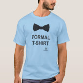 T-shirt formel avec la cravate d'arc (Devant)