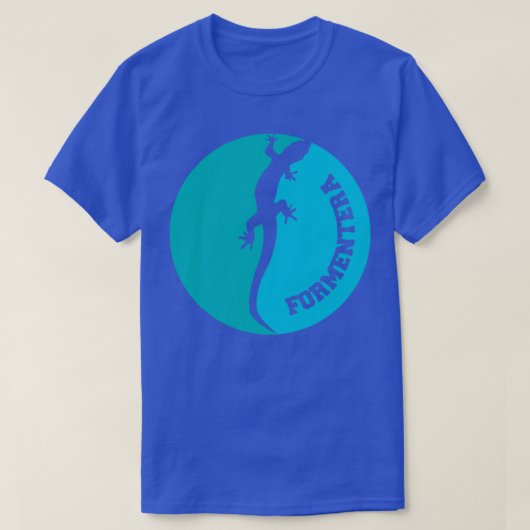 T-shirt Formentera Lizard Design (Design devant)