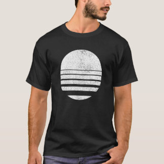 T-shirt Formes circulaires géométriques découpées Lignes D
