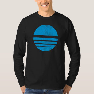 T-shirt Formes circulaires géométriques découpées Lignes D