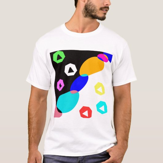 T-shirt Formes colorées (Devant)