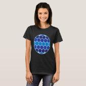T-shirt Formes d'art de motif cool Style de cercle Créatif (Devant entier)