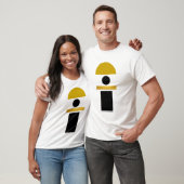 T-shirt Formes de saumons Abstraits modernes (Unisexe)