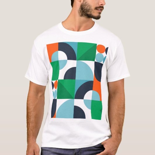 T-shirt Formes et formes simples Abstraites (Devant)