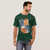 T-shirt Formes Géométriques Abstraites Modernes (Devant entier)