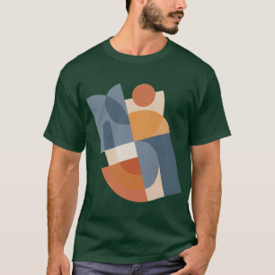 T-shirt Formes Géométriques Abstraites Modernes