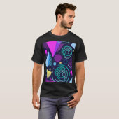 T-shirt Formes géométriques de style Memphis (Devant entier)