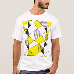 T-shirt Formes géométriques : Motif minimaliste sans coutu