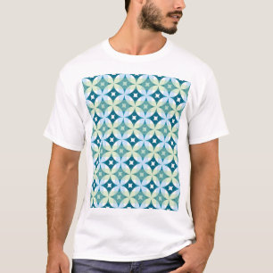 T-shirt Formes géométriques, papier peint abstrait vintage