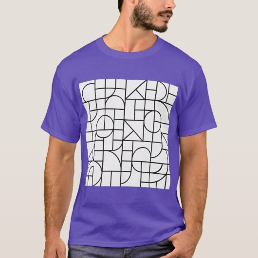 T-shirt Formes minimalistes modernes (Devant)