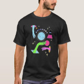 T-shirt Forms Esoteric Moon Phases Hands Illustration (Devant)