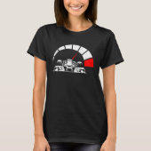 T-shirt Formula Car Speedometer Formula Racing Speed Car (Devant)