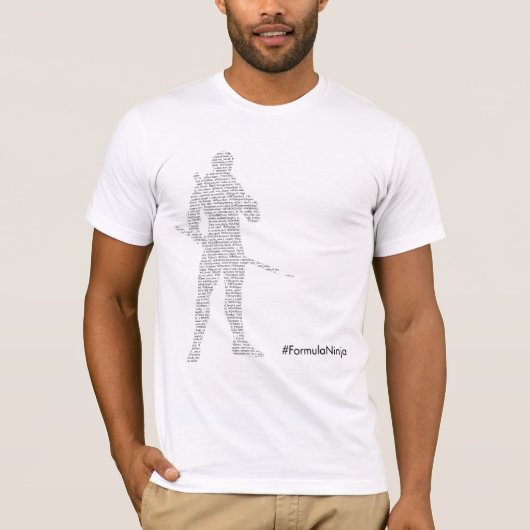 T-shirt #FormulaNinja (Devant)