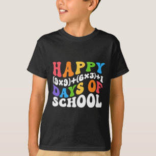 T-shirt Formule 100 Jours De L'École Fun Math Enseignant 1