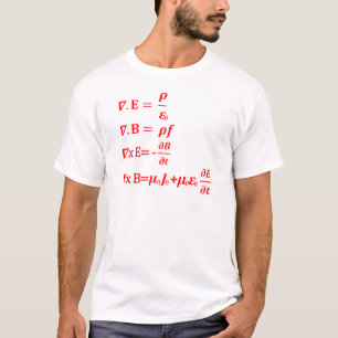 T-shirt Formule de calcul de Maxwell