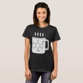 T-shirt Formule de chimie Caffeine Lover (Devant entier)
