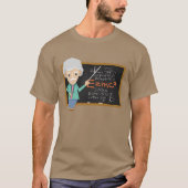T-shirt Formule EMC2 du professeur de sciences (Devant)