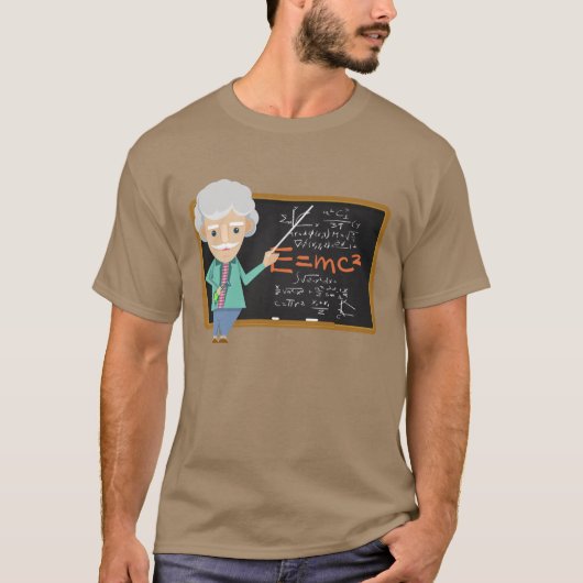 T-shirt Formule EMC2 du professeur de sciences (Devant)