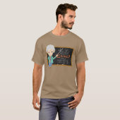 T-shirt Formule EMC2 du professeur de sciences (Devant entier)