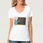 T-shirt Formule EMC2 du professeur de sciences (Devant)