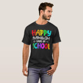 T-shirt Formule Math 100 Jours De L'École Enseignant Math  (Devant entier)