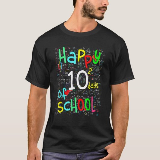 T-shirt Formule Math Happy 100 Jours D'Enseignant 100t (Devant)