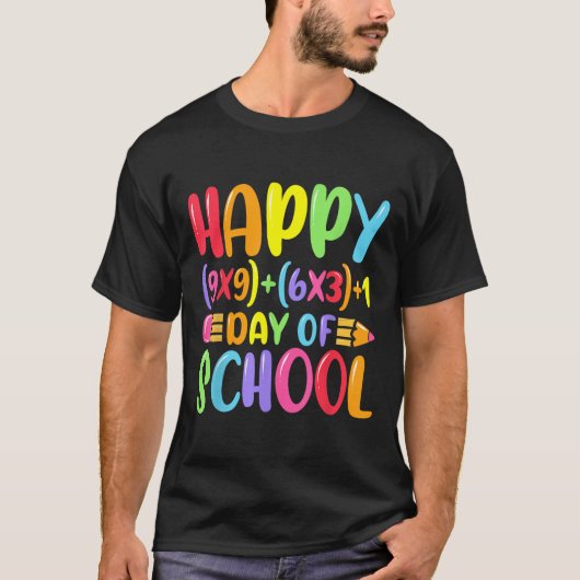 T-shirt Formule Math Joyeux 100 Jours De Mathématiques Ens (Devant)