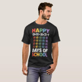 T-shirt Formule Mathématique 100 Jours D'école Drôle Prof (Devant entier)