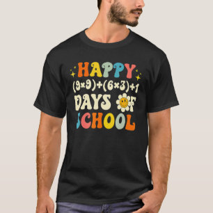 T-shirt Formule Mathématique 100 Jours D'école Prof De Mat