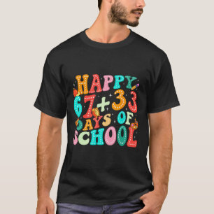 T-shirt Formule Mathématique 100 Jours D'école Professeur 