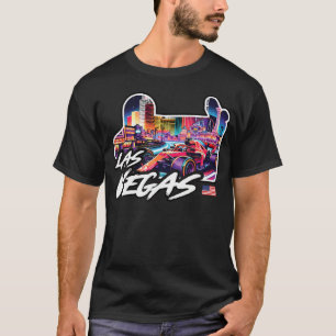 T-shirt Formule Racing Las Vegas Open Wheel Circuit Us